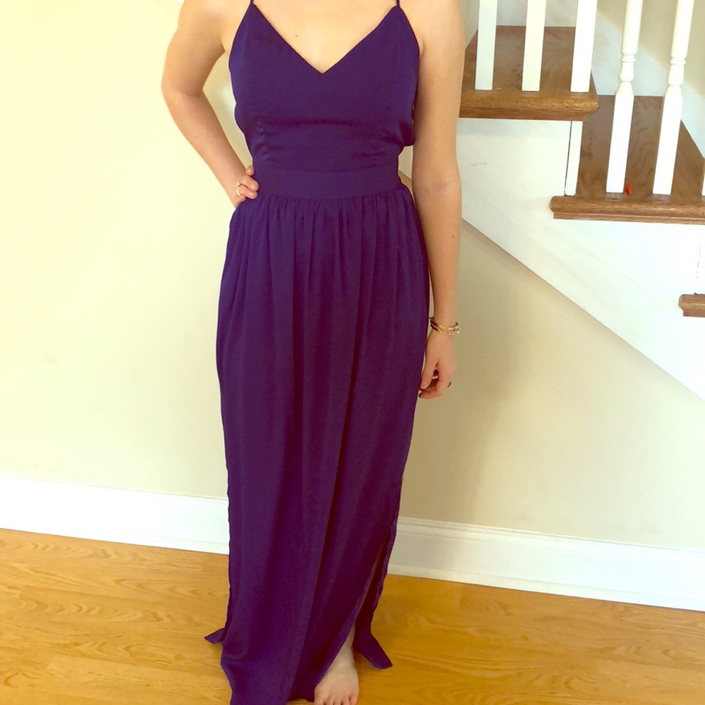 Purple Maxi Dress